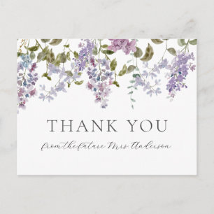 Carte Postale Lilas et Lavande Merci