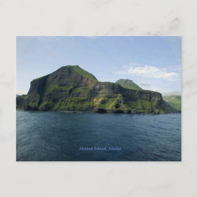 Carte Postale L'île d'Akutan (Devant)