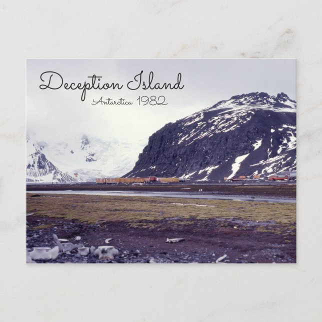 Carte Postale L'île de la tromperie de l'Antarctique, îles de la (Devant)