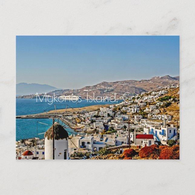 Carte Postale L'île de Mykonos (Devant)