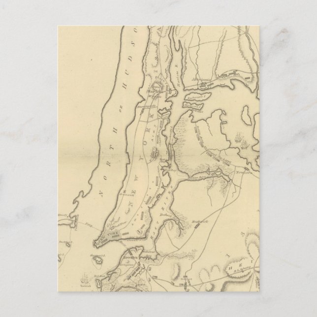 Carte Postale L'île de New York, partie de Long Island (Devant)