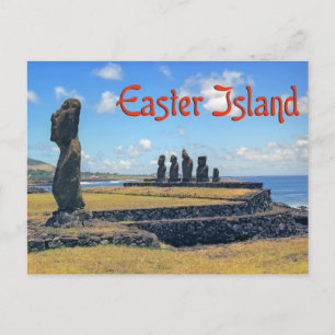 Carte Postale L'île de Pâques (Rapa Nui)