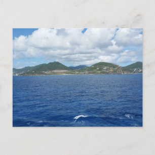 Carte Postale L'île de Saint-Martin aux beaux jours