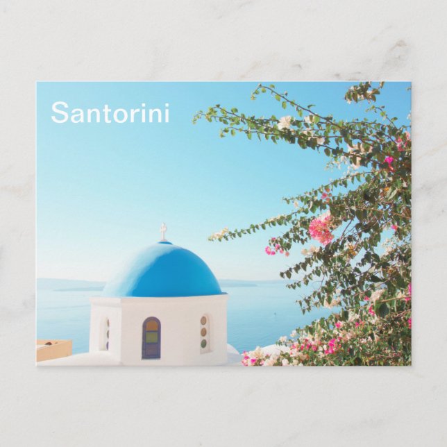 Carte Postale L'île de Santorin (Devant)