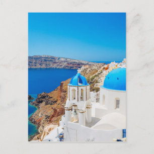 Carte Postale L'île de Santorin - Caldera, Grèce