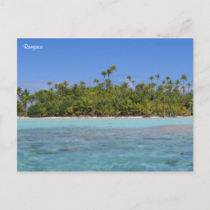 Carte Postale L'île tropicale de Rangiroa