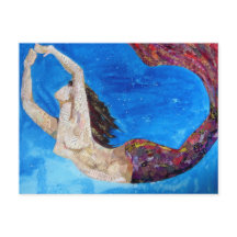 Lilith - mermaid collage art