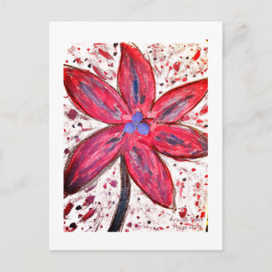 Carte Postale Lilium orientale, ou le lis oriental, est une espè