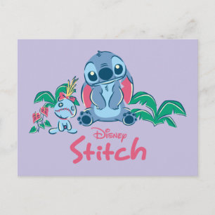 Carte Postale Lilo & Stich   Stitch & Scrump