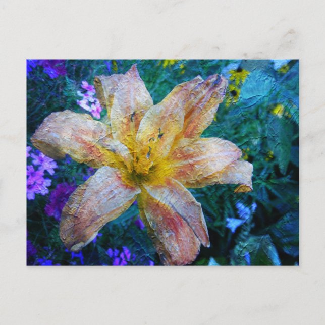 Carte postale Lily Art désorganisée (Devant)