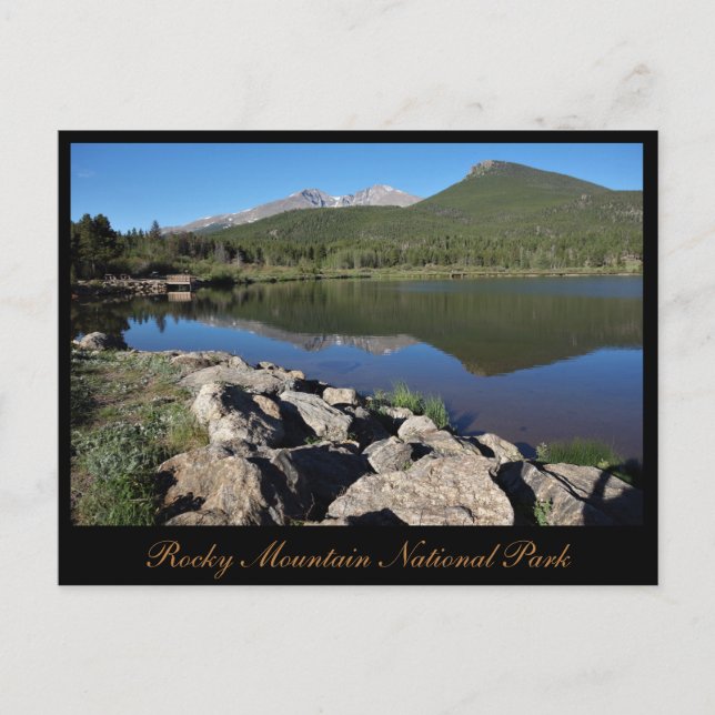 Carte Postale Lily Lake Parc national de Rocky Mountain (Devant)