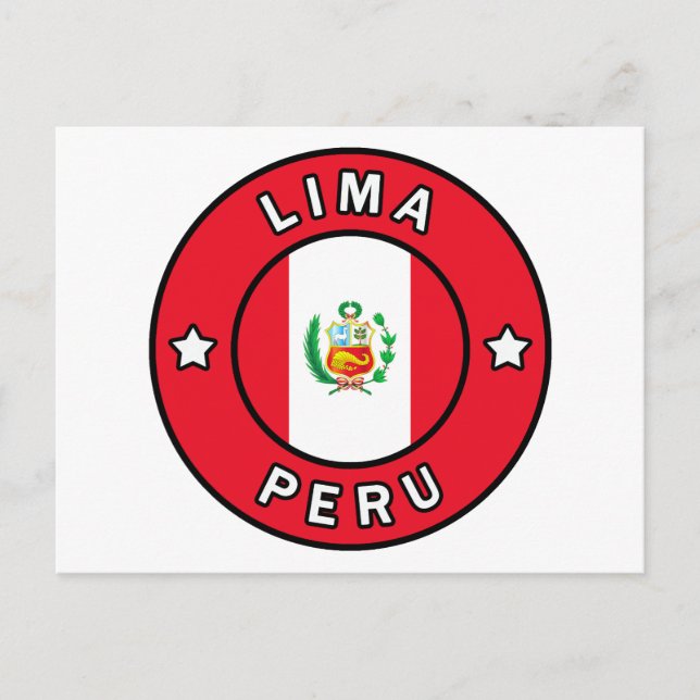 Carte Postale Lima Pérou (Devant)