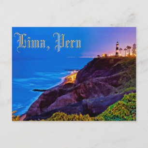 Carte Postale Lima, Pérou, district de Miraflores, S.A.