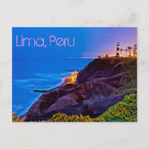 Carte Postale Lima, Pérou, district de Miraflores, S.A.