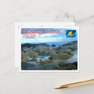 Carte Postale Limestone Island - Palaos -