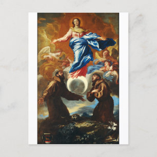 Carte Postale L'Immaculée conception de la Vierge Marie