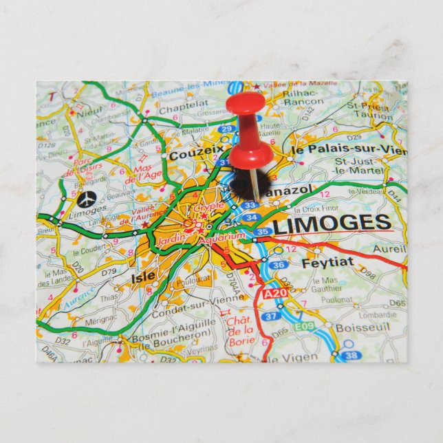 Carte Postale Limoges, France (Devant)