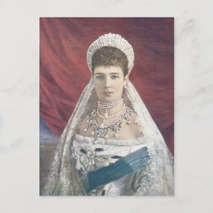 Carte Postale L'Impératrice Dowager De Russie