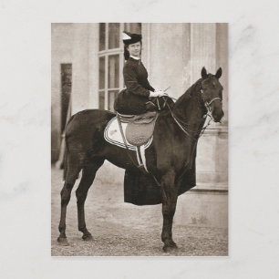 Carte Postale L'impératrice Sissi d'Autriche à cheval #024SS