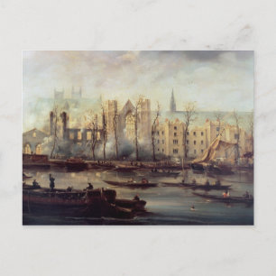 Carte Postale L'incendie des chambres du Parlement