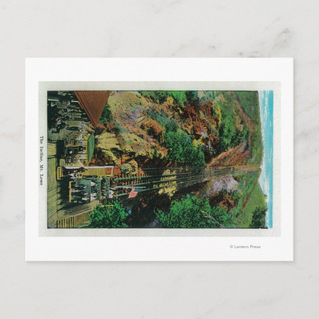 Carte Postale L'inclinaison au mont LoweMt. Lowe, CA (Devant)