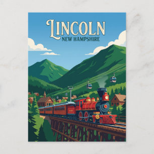 Carte Postale Lincoln États-Unis