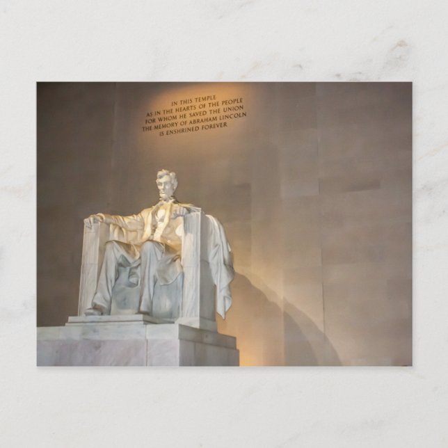 Carte postale Lincoln Memorial (Devant)