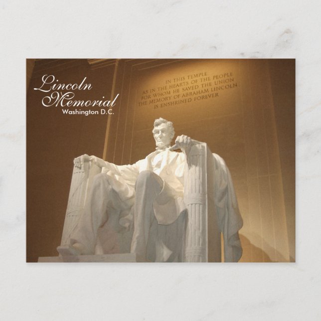 Carte postale Lincoln Memorial (Devant)