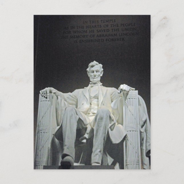 Carte Postale Lincoln Memorial Washington DC 001 (Devant)