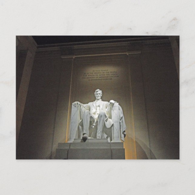 Carte Postale Lincoln Memorial Washington DC 002 (Devant)