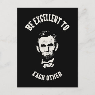 Carte Postale Lincoln - Soyez Excellent