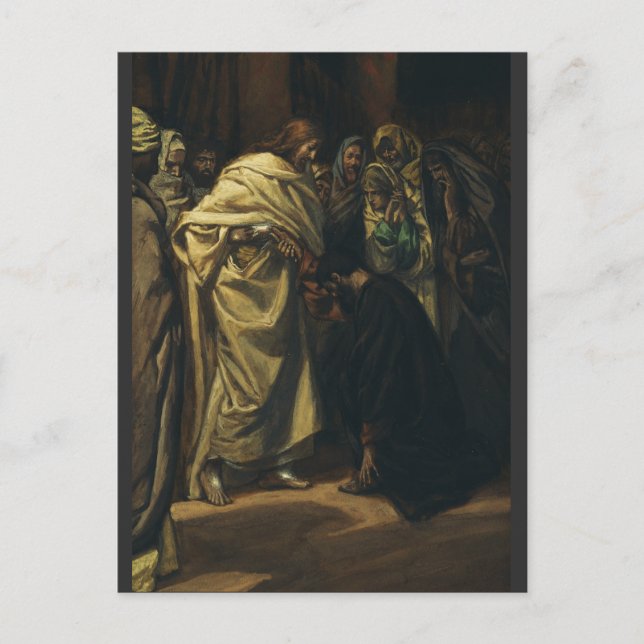 Carte Postale L'incrédulité de Saint Thomas par James Tissot (Devant)