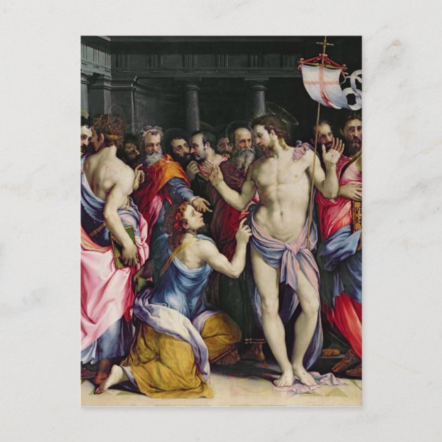 Carte Postale L'incrédulité de St. Thomas, c.1547 (Devant)