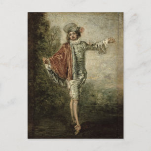 Carte Postale L'Indifferent, 1716