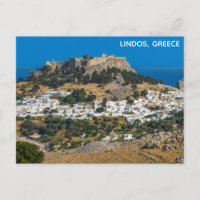 Lindos Grèce Castle Rhodes Island Grec Travel