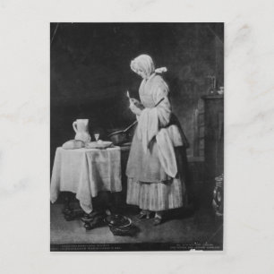 Carte Postale L'infirmière attentive, vers 1738