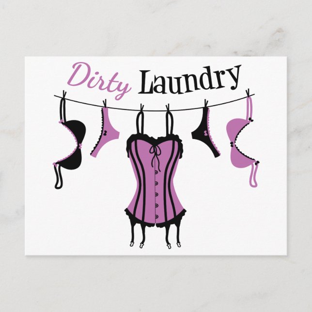 Carte Postale Lingerie (Devant)
