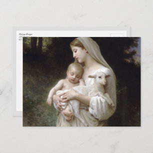 Carte Postale L'Innocence, William-Adolphe Bouguereau