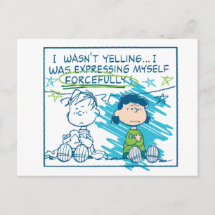 Carte Postale Linus & Lucy "Je ne criais pas…"