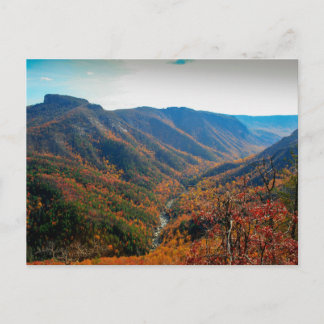 Carte Postale Linville Gorge in Autumn, North Carolina