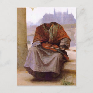 Carte Postale L'invisible Bohème de Bouguereau