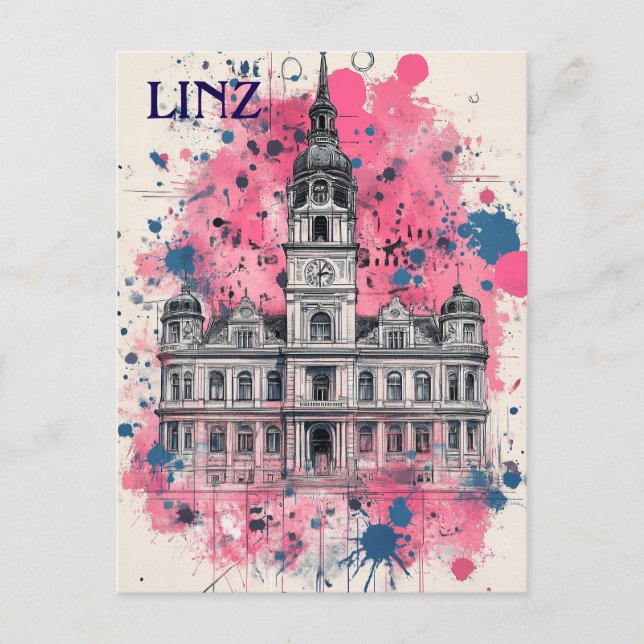 Carte Postale Linz Autriche Travel (Devant)