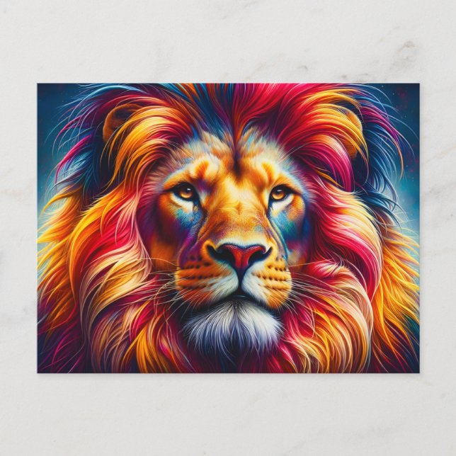 Carte Postale Lion (Devant)