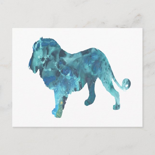 Carte Postale Lion (Devant)