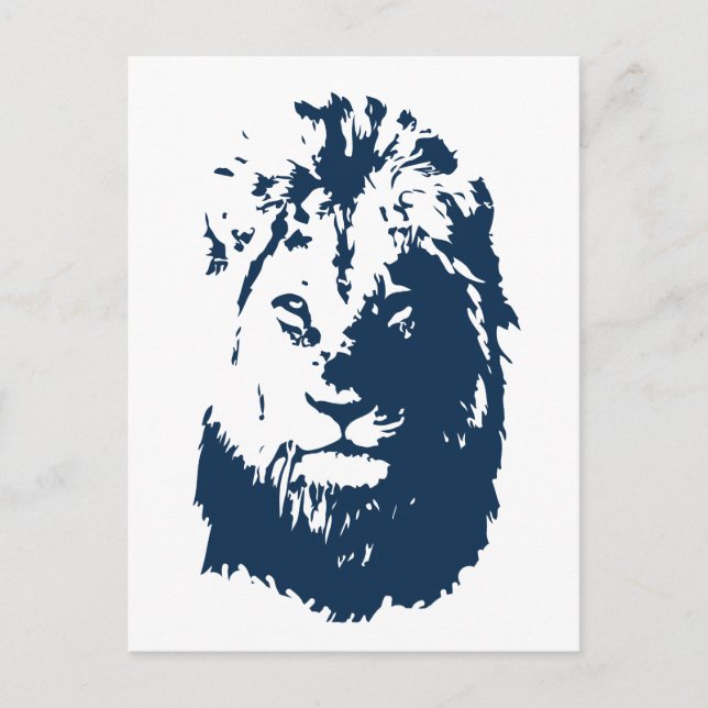 Carte Postale Lion (Devant)