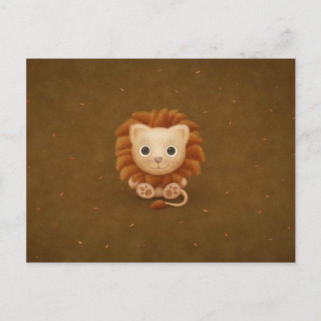 Carte Postale Lion (Devant)