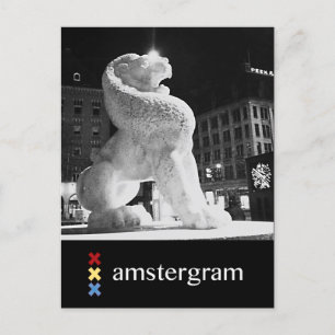 Carte Postale Lion Amstergram