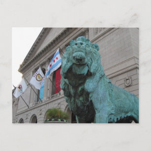 Carte postale Lion Art Institute