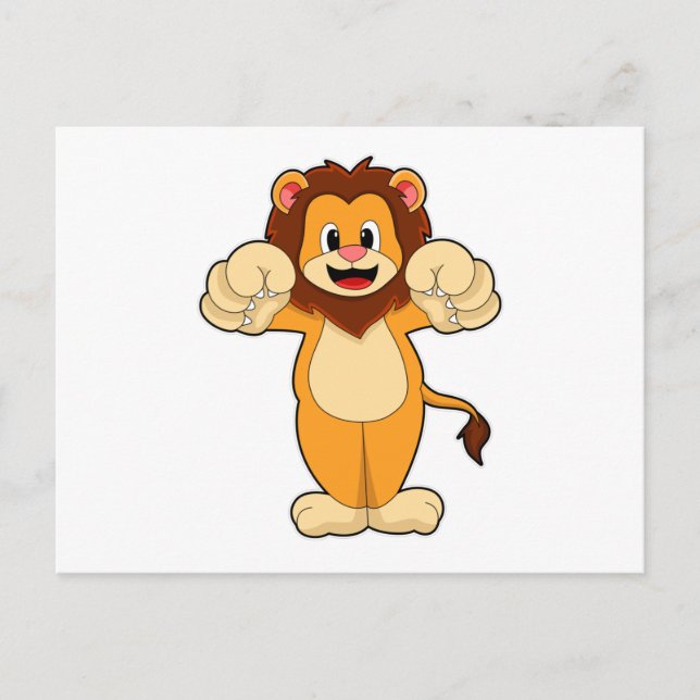 Carte Postale Lion aux grosses Griffes (Devant)