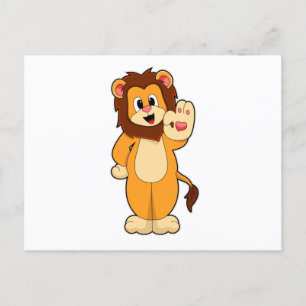 Carte Postale Lion avec Mane